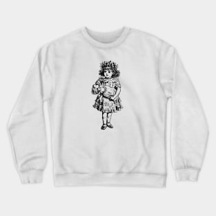 Girl with a doll Crewneck Sweatshirt